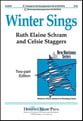 Winter Sings Two-Part choral sheet music cover